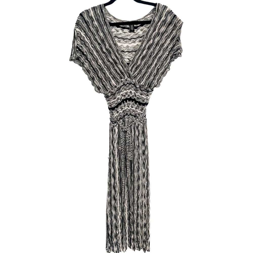 Laundry by Shelli Segal Missoni Style Space Dyed Knit Dress in Small